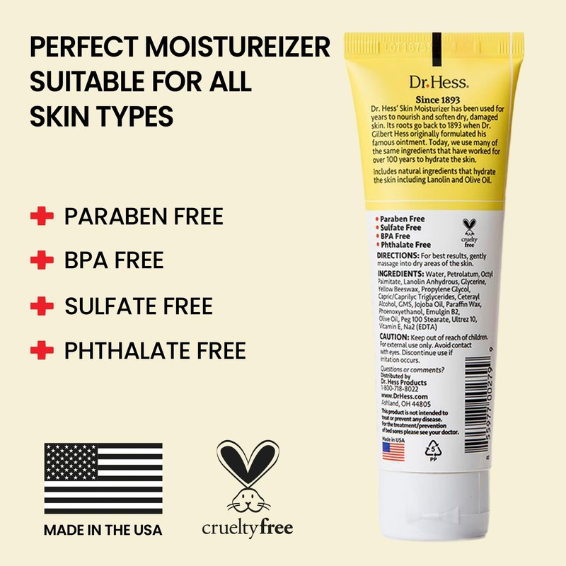Dr. Hess Skin Moisturizer for Bed Sore Prone & Dry
