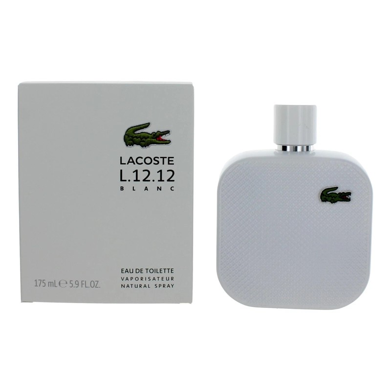 Lacoste L.12.12 White Blanc by Lacoste, 5.9 oz EDT Spray