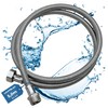 LICHTBLAU Kink-Resistant Aquastop Extension Hose, 5.0 m, Connection 3/4 Inch