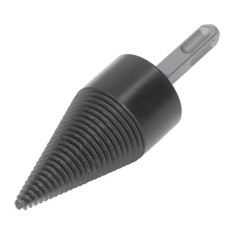 Wood Splitting Drill Carbon Steel Log Splitter Tool with 3Pcs