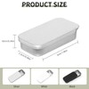 SKYPIA Lip Balm Tins Slide Top Tin Containers for Lip