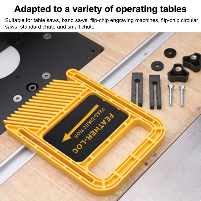 Woodworking Feather Board Set Router Table Saws Carpentry Aid Hand
