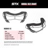 STX Lacrosse Rookie-S Youth Goggle, Lime/Pink