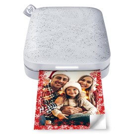 HP Sprocket Portable 2x3 Instant Photo Printer (Luna Pearl) Print Pictures on Zink Sticky-Backed Paper from Your iOS & Android Device.