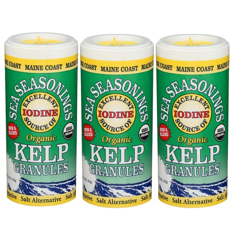 Maine Coast Sea Vegetables Kelp Granules Blend | Organic Seaweed