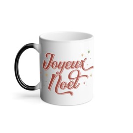 Thermoreagierende Tasse Magische Tasse – Frohe Weihnachten Winter Geschenk Weihnachtsmann – 325 ml
