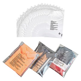 JeeJaan® 100 Pcs of Shirt Packaging Bags 10 x 14 in Clear Garment Bag 254 x 355 mm Polypropylene Bags