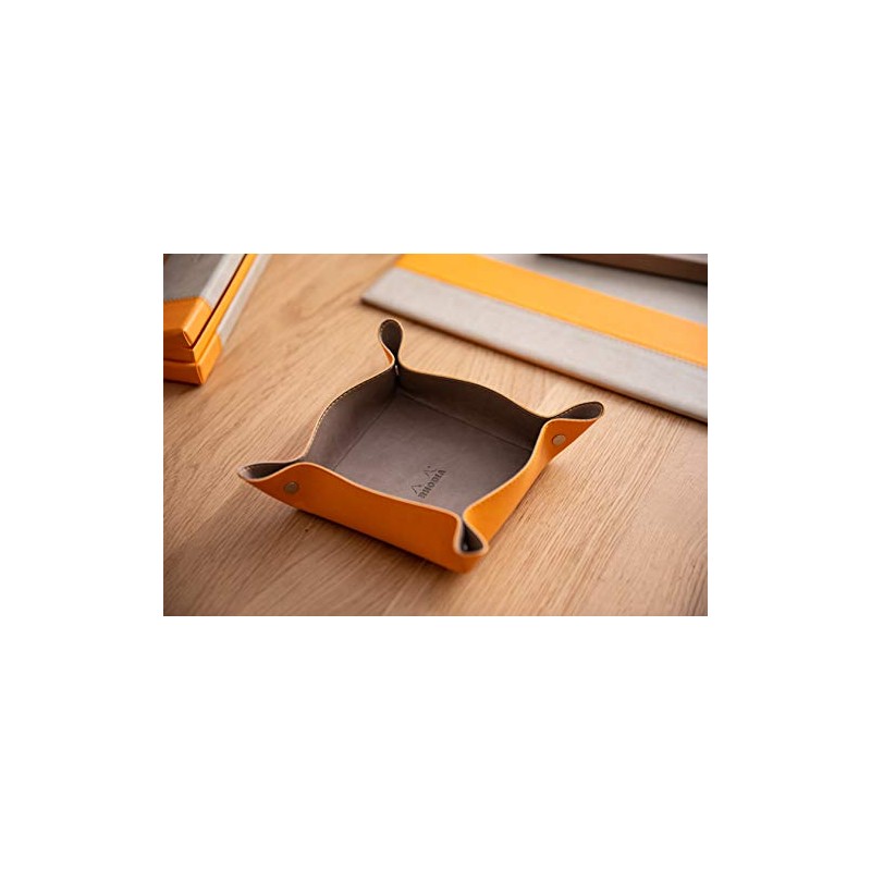 RHODIA 318853C - Svuotatasche riversibile Cioccolato 12x12x4,5cm