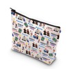 TV Series River Inspired Zipper Makeup Bag River Character Gift
