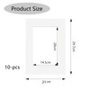 Pack of 10 Passepartout, Passepartout Cardboard 14.5 x 20 cm,