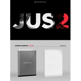 JUS2 GOT7 - FOCUS [Random ver.] 1CD+84p Photobook+1On Pack Lyrics Poster+1Photocard+1Special Photocard+Double Side Extra Photocards Set