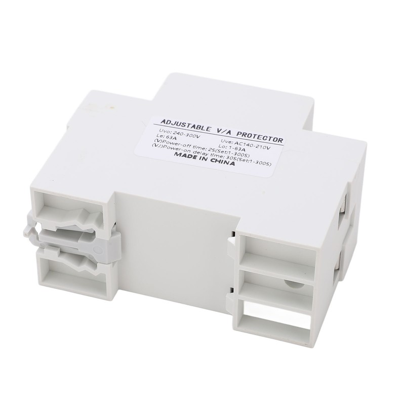 Over Under Voltage Protective Device DIN Rail Adjustable Dual Display