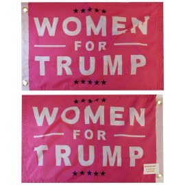 RFCO Trump 2024 Women For Pink Double Sided Boat Flag - Reads correctly both sides X1