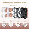 Women Legs Remover Replacement Heads, Compatible with Flawless Legs Shaver