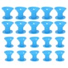 Rizadores de pelo reutilizables 20 piezas Conjunto de rizadores de