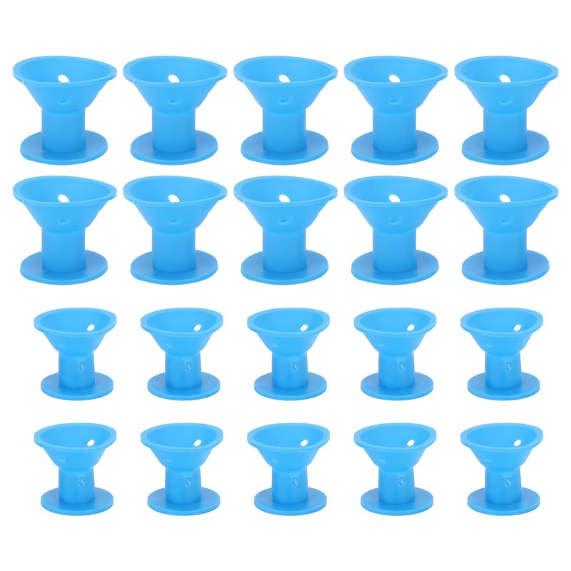 Rizadores de pelo reutilizables 20 piezas Conjunto de rizadores de