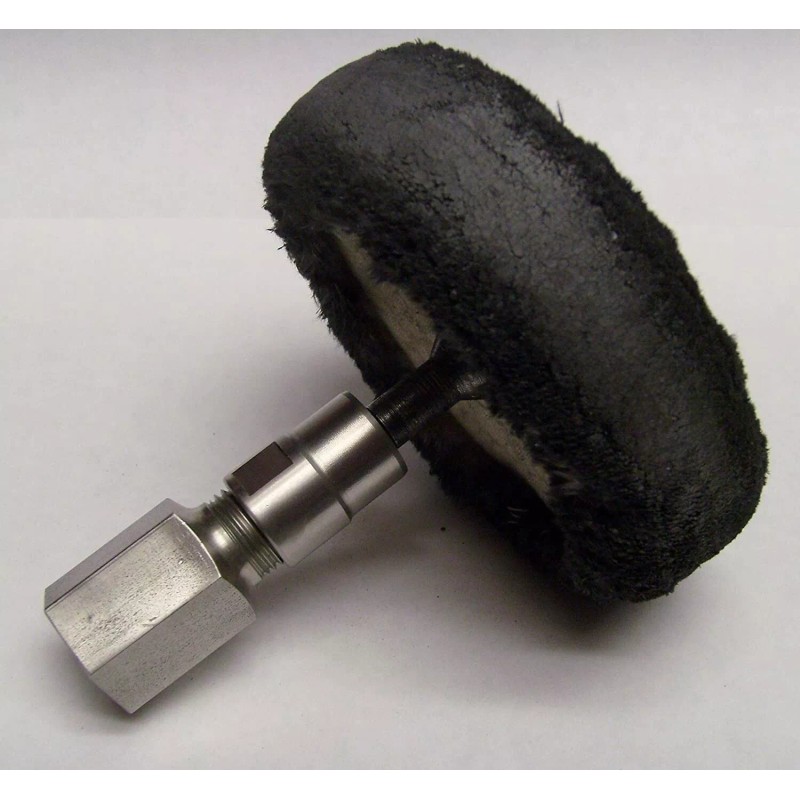 DRILAX FLAPPER ADAPTER STAINLESS STEEL 5/8 UNC Thread with 1/4"