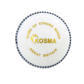 Kosma Cricket Incrediball Practice Balls (2 Pack) Real Bounce Enable Players to Develop their playing Skills without the Risk of Injury - White Color