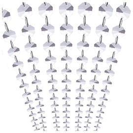 WAZHRMGHG Clear Acrylic Crystal Garland Strands Hanging Chandelier Bead Chain Ornament String Decorations for Chandelier Christmas Tree Wedding Party Celebration (33FT(10M))