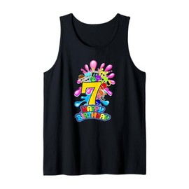Happy 7th Birthday Sprunky! | Simon Funbot Oren Pinki Tank Top