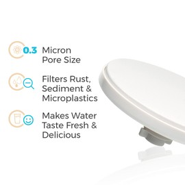 Ceramic Pre-filter Replacement by Santevia | Designed for Santevia's Gravity Water System | Removes Particles and Contaminants From Water | 0.3 Micron Pore Size