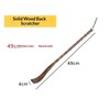 Wooden Back Scratcher for Hard-to-Reach Areas – Long-Handle Bamboo Design