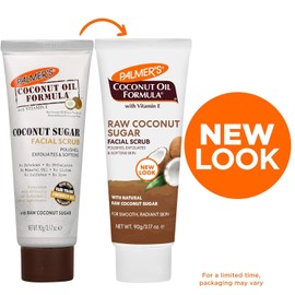 Palmer's Coconut Oil Formula Sugar Facial Scrub Exfoliant Facial Scrub Gently Removes Dirt and Dead Skin with Soothing Chamomile 3.17 oz (1 Pack) Size / 파머 코코넛 오일 포뮬러 슈가 페이셜 스크럽 각질 제거제 얼굴 스크럽으로 먼지와 각질을 부드럽게 제거하고 진정시키는 카모마일 3.17온스(1팩) Size