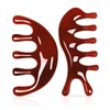 KGDUYC 2 Pieces Gua Sha Face Massager, Five Teeth Resin