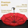 EEZ-Y Travel Umbrellas for Rain - Wind Resistant w/Open Close