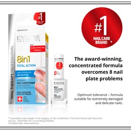 Eveline Cosmetics Total Action 8 In 1 Intensive Nail Treatment and Conditioner