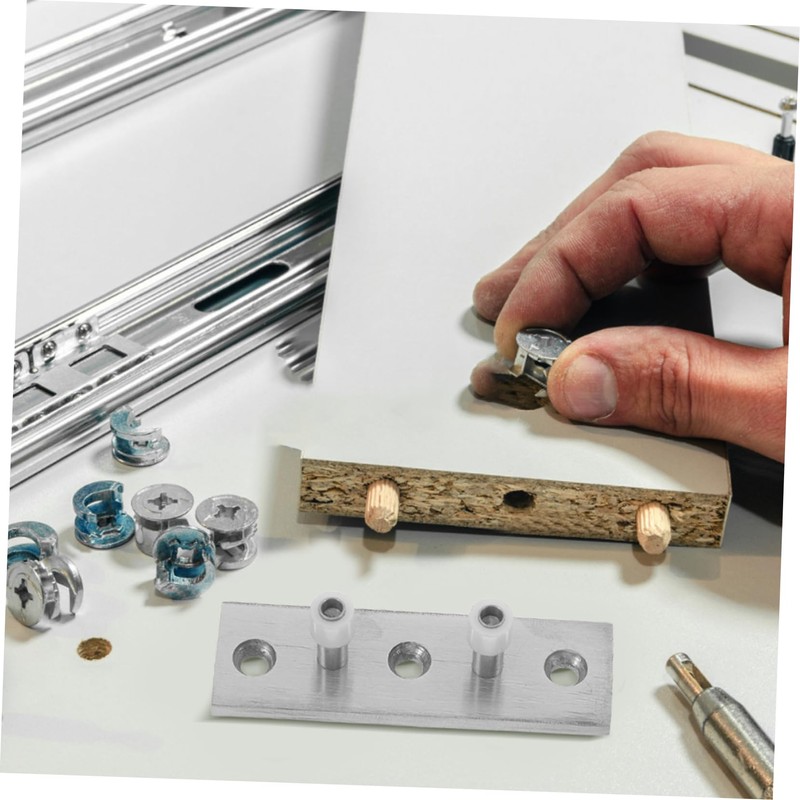 TEHAUX Stainless Steel Sliding Barn Door Stopper Easy Install Wood