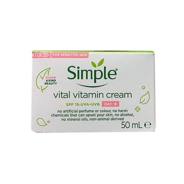 Simple Vital Vitamin Day Cream Spf15 50ml