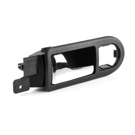 LST Türöffner Türgriff innen Türbetätigung vorne links chromfarben schwarz kompatibel mit VW Bora Golf 1J IV Passat 3B