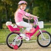 Janety Bottle Holder Bicycle, Bicycle Drink Holder with Mesh Pocket