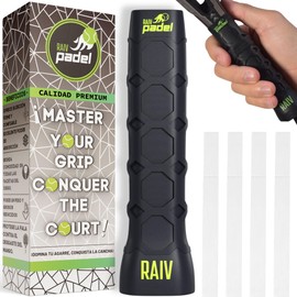Raiv Padel® Grip Padel Anti-Vibration + 2 Overgrips + 3 Straps for Easy Installation | Padel Grip Octacore | Paddle Accessories for Men and Women to Take Your Game to the Next Level