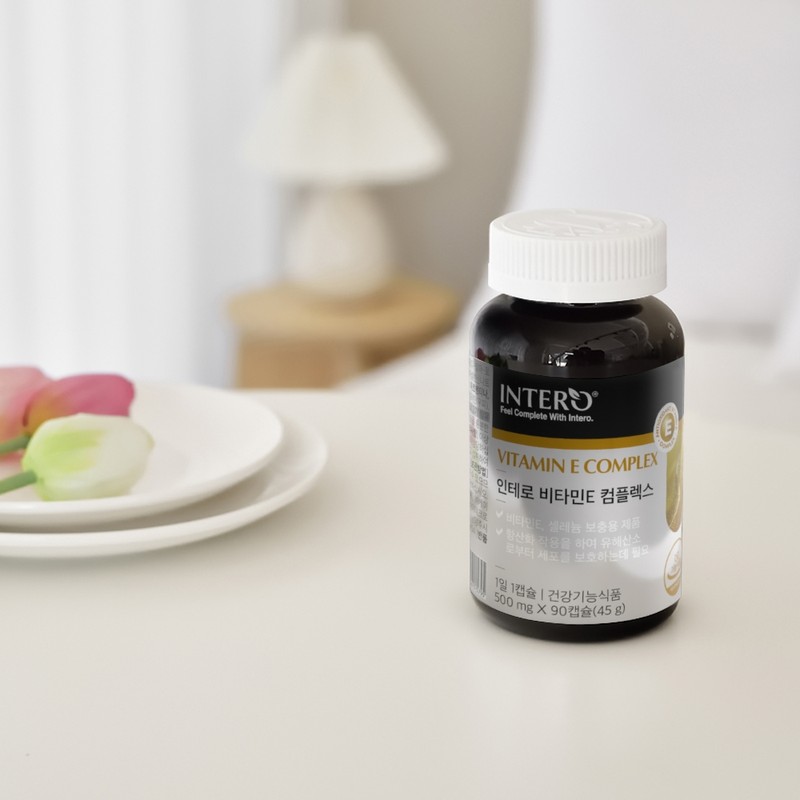 Natural Vitamin E Capsule Tocopherol Tocophenol / 천연 비타민E 캡슐