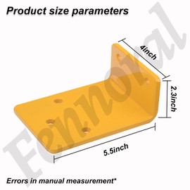 2 Pack 126964-1 Plate - 125255 Transmission Hy-DRO Bracket Part for Hustler Raptor SD/SDX Lawn Mower 936476 936484 936484 938548 938555 939256, Perfect Replacement Parts
