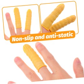 Mipcase 1bag Professional Static Multi-function Protectors Non-powdered Beige Sleeves for Technicians Artists and Electronic Maintenance