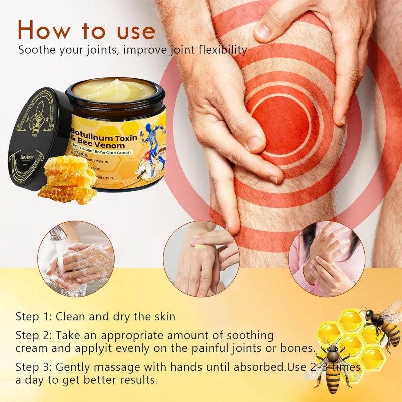 Crema De Toxina Botulínica Y Huesos De Abeja, Crema Para