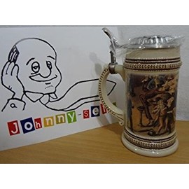 Paul Sebastian Beer Stein with Lid NEW gift from fine fragrance company