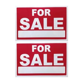 For Sale Sign 20 x 30 CM (7.87IN x 11.8IN) – 2 PC