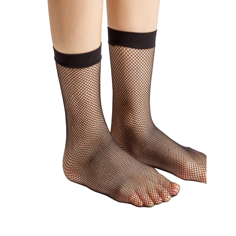 Floerns Women's 3 Pairs Hollow Out Solid Fishnet Ankle Socks