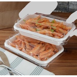 zappy 12 Oz Disposable Salad Bowls with lids, Take Away Bagasse Food Containers Sugarcane Fiber Paper Bowls Deli Container Meal Prep Microwave Safe 25 Pack