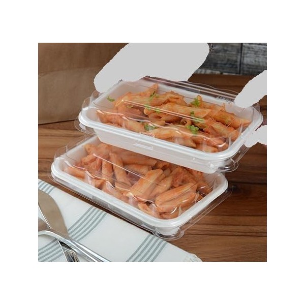zappy 12 Oz Disposable Salad Bowls with lids, Take Away