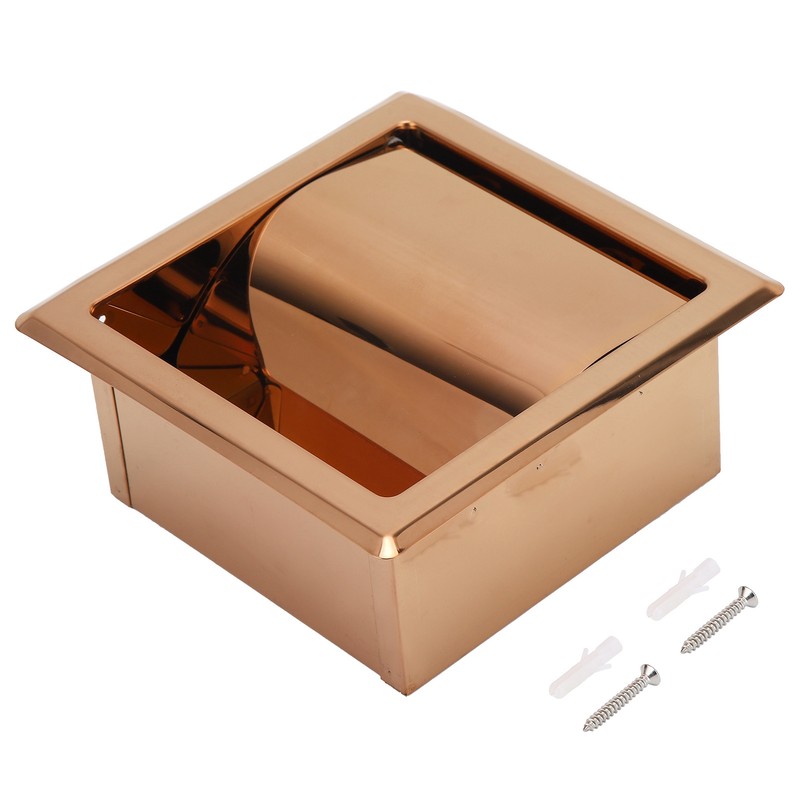 Embedded Style Toilet Paper Holder Stainless Steel Paper Towel Holder