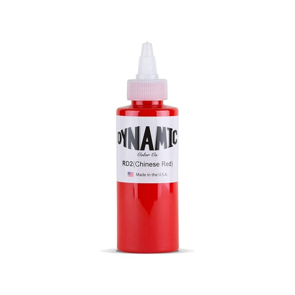 Dynamic Chinese Red Tattoo Ink Bottle 4oz