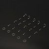 VANANA 25 Pcs Clear Nose Stud, Plastic Nose Studs Invisible