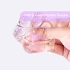 Glitter Clear Paw Taba Squishy Toys for Kids & Adults