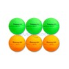Grip softball set (6 pieces) Grip machine rubber ball Rehabilitation patient ball, green blue / 악력 소프트볼 세트 (6개) 악력기 고무공 재활 환자공, 초록 파랑