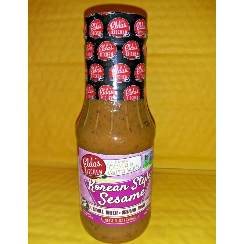 ELDA'S KITCHEN KOREAN STYLE SESAME ALL NATURAL COOKING GRILLING SAUCE